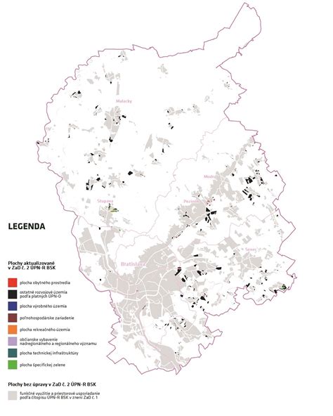 Zónovanie územia obce podľa územného plánu