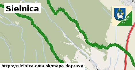 Mapa obce Sielnica