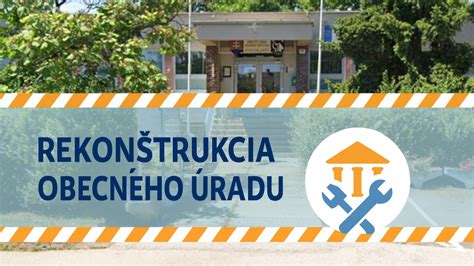 Ilustrácia budovy obecného úradu s označením stavebného úradu