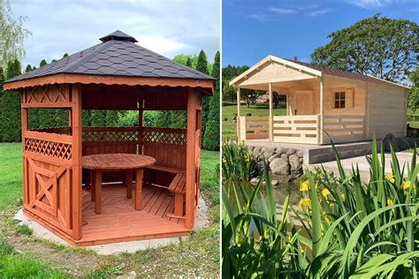 Ilustračná fotografia malej drevenej chatky v záhrade