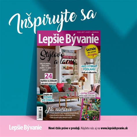 obálka časopisu LEPŠIE BÝVANIE