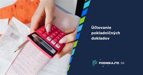 Schéma účtovania pokladničných dokladov