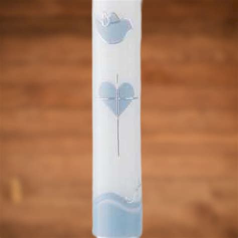 Symbolická kresba krstnej sviečky a bielej košieľky