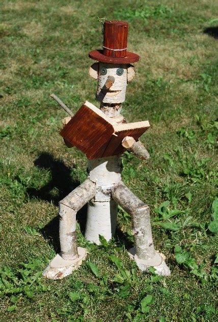 moderné záhradné dekorácie z kameňa a dreva