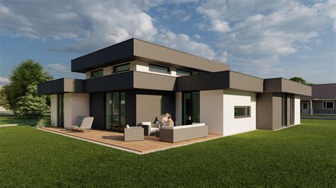 Ilustračná fotografia domu s garážou