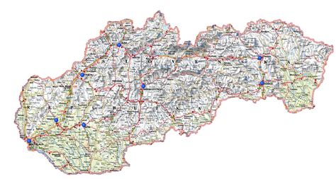 Mapa regiónu s vyznačenými obcami Litava, Krupina, Dolná Strehová, Bušince, Selce, Vinica, Kosihovce