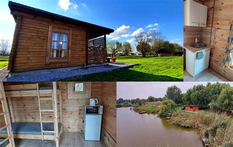 Drevená chatka nad vodnou hladinou