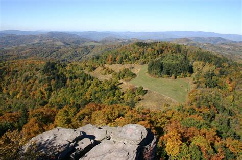 Panoramatický pohľad na Štiavnické vrchy