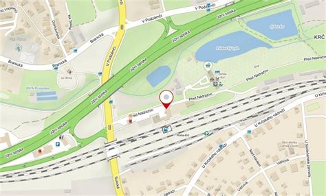 Mapa Ružinova s vyznačenou ulicou Gregorovou