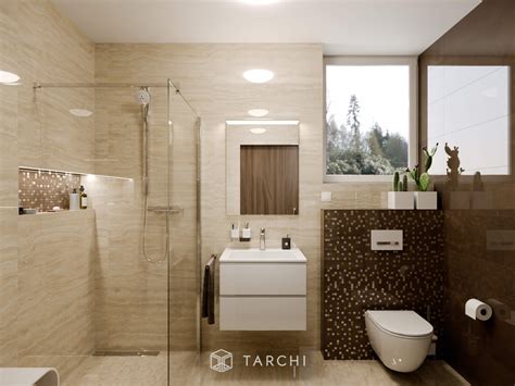 Interiér modernej kúpeľne s marockou štukou