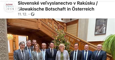 Fotografia z oficiálneho stretnutia na veľvyslanectve