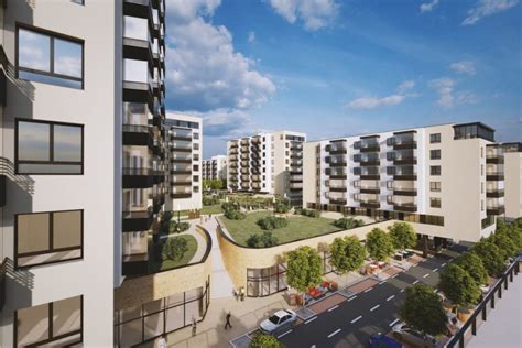 Parková plocha v projekte Rínok Rača s detským ihriskom