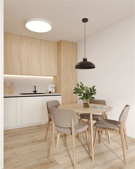 Interiér moderne zariadeného dvojizbového bytu s parketami