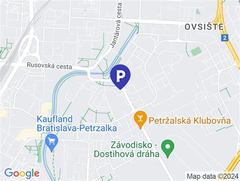 Mapa Petržalky s vyznačenou lokalitou Muchovo námestie