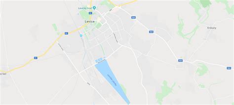 Mapa Levíc s vyznačenou lokalitou Rybníky