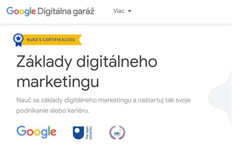 Infografika zobrazujúca 26 modulov kurzu Digitálna Garáž