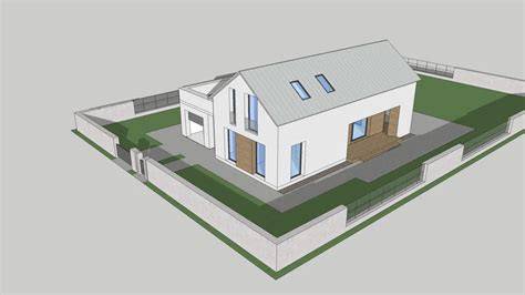 Model domu v programe SketchUp