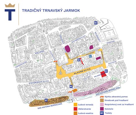 Mapa zobrazujúca lokality s ponukou predajných stánkov