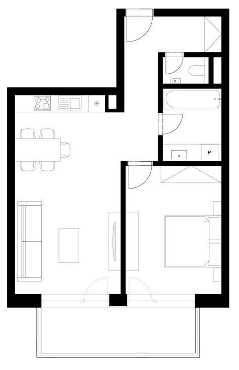 Rôzne veľkosti dvojizbových bytov