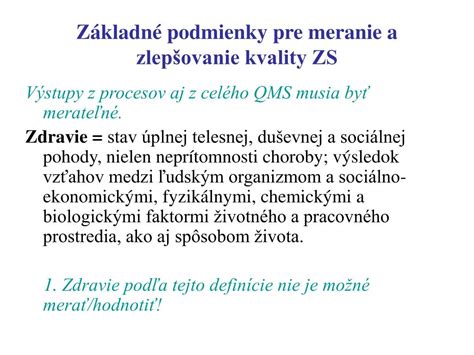Diagram ukazujúci kľúčové faktory kvality života