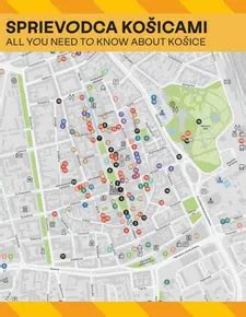 Mapa Košíc so zvýraznenou mestskou časťou Šaca