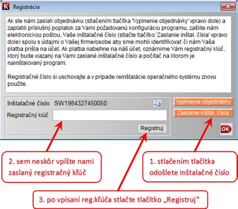 Ilustrácia registračného formulára
