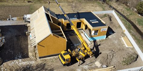 montovaná drevená prístavba