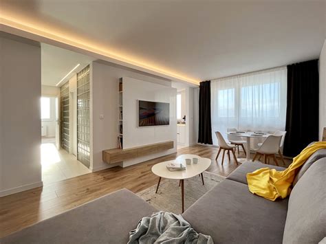 Vizualizácia moderného interiéru po komplexnej rekonštrukcii