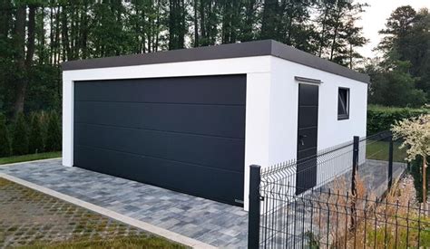 Ilustračná fotografia modernej prefabrikovanej garáže