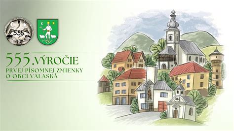 Obec Valaská s pohorím Nízke Tatry v pozadí