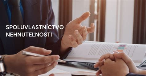 Spoluvlastníctvo nehnuteľnosti