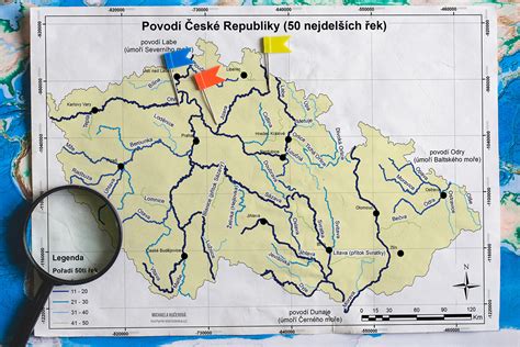 Mapa európskych povodí