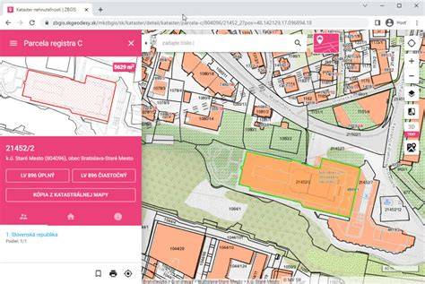 Mapka mesta Hurbanovo s vyznačenými kľúčovými lokalitami pre realitné ponuky