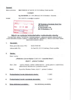 Ilustračná fotografia kolaudačného rozhodnutia