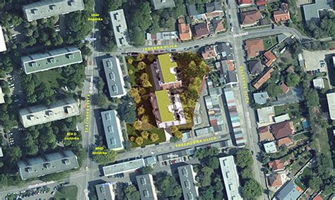 Vizualizácia priestorového plánu pre obytnú zónu