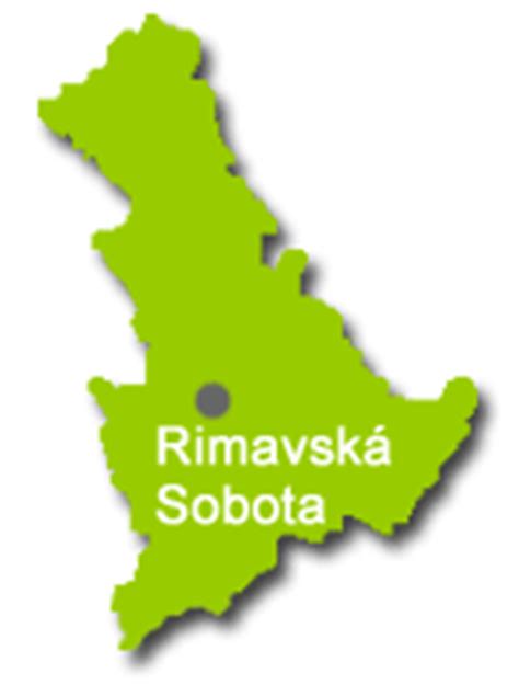 Mapa Rimavskej Soboty s vyznačenými lokalitami