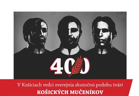 Vizualizácia tvárí troch košických mučeníkov