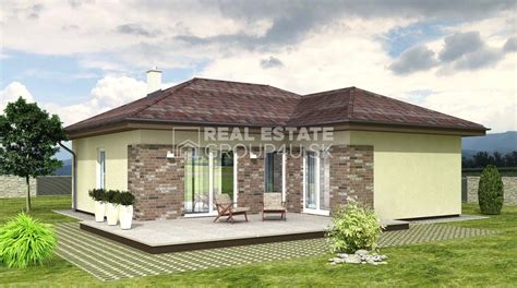 Moderný bungalov s priestrannou terasou