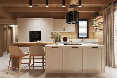 Interiér moderného bytu s veľkými oknami a výhľadom