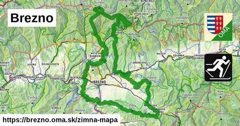 Mapa mesta Brezno
