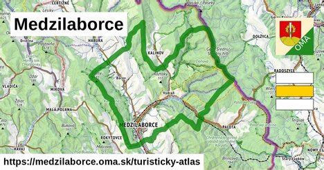 mapa Medzilaborce