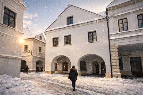 Ulička v historickom centre Svätého Jura