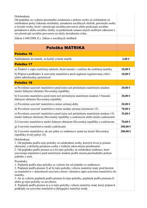 Sadzobník správnych poplatkov