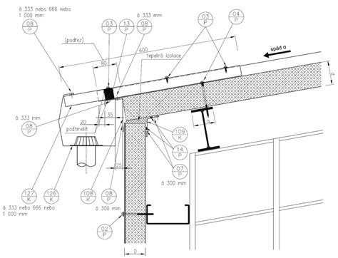Detail spojenia sendvičových panelov