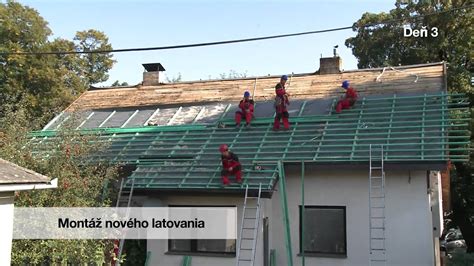 Bezpečný prístup k streche pomocou stabilného rebríka