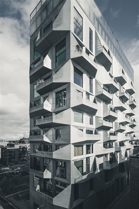 Ilustrácia modernej bytovej budovy