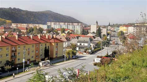 Mapa mesta Sabinov s vyznačenými lokalitami