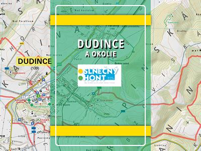 Mapa regiónu Dudince a okolie