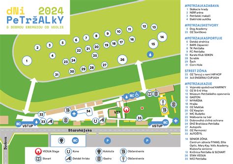 Mapa Petržalky s vyznačenými novými rezidenčnými projektmi