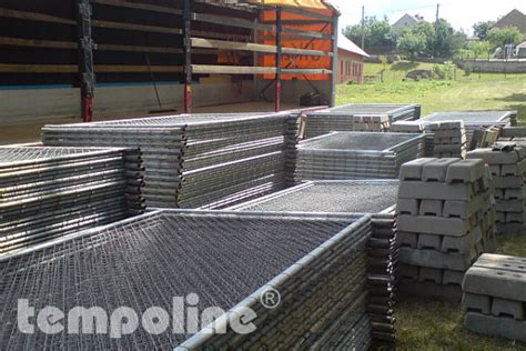 Vizualizácia mobilného oplotenia okolo stavebnej plochy